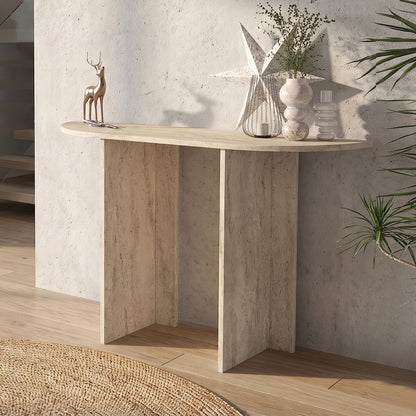 Κονσόλα Cortado Χρώμα Travertine 120x35x75