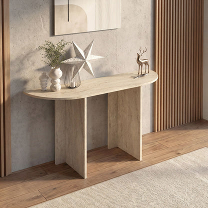 Κονσόλα Cortado Χρώμα Travertine 120x35x75