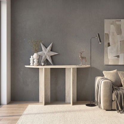 Κονσόλα Cortado Χρώμα Travertine 120x35x75