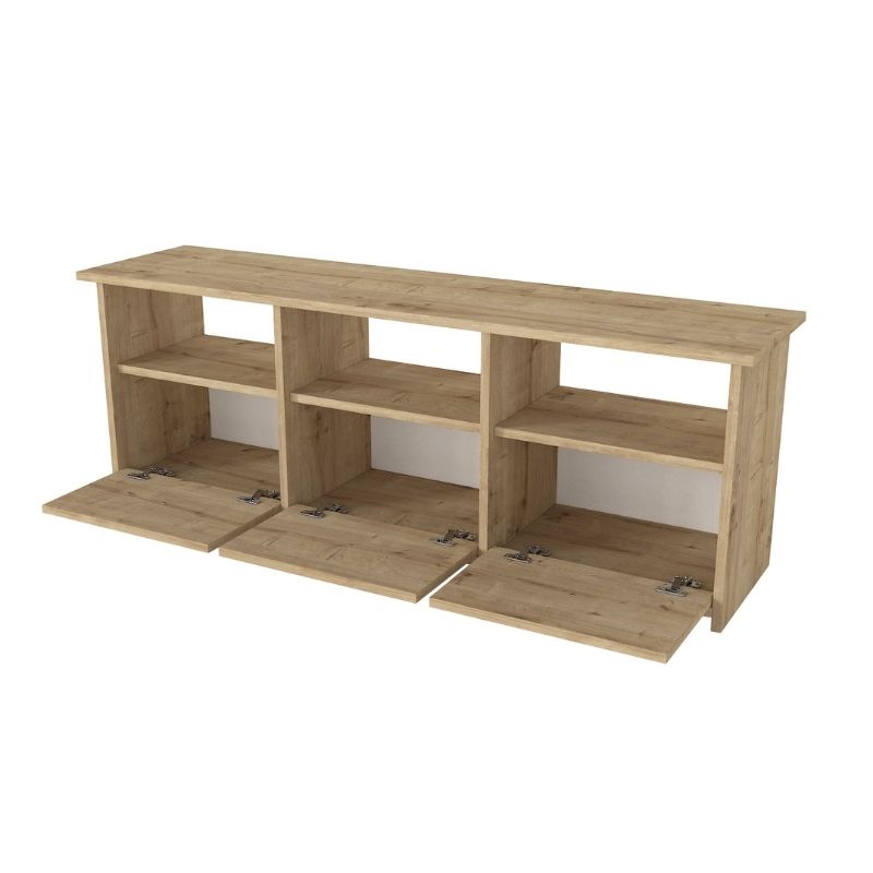 Έπιπλο Τηλεόρασης Mahen Χρώμα Sapphire Oak 140x35x49,8