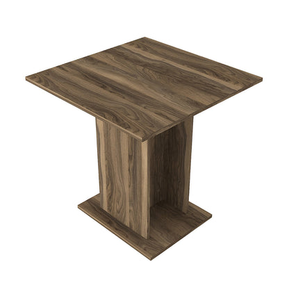 Τραπέζι Allos Χρώμα Καρυδί 75x75x77