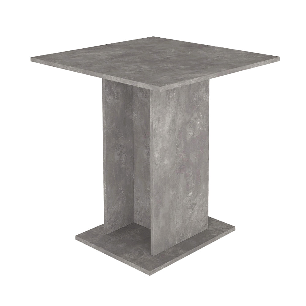 Τραπέζι Allos Χρώμα Γκρι Σκυροδέματος 75x75x77