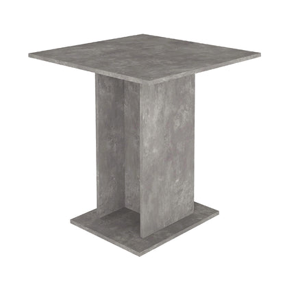 Τραπέζι Allos Χρώμα Γκρι Σκυροδέματος 75x75x77