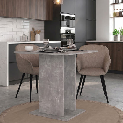 Τραπέζι Allos Χρώμα Γκρι Σκυροδέματος 75x75x77