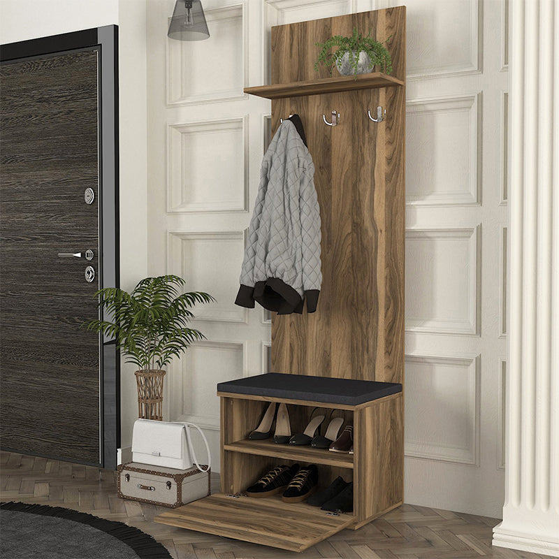 Έπιπλο Εισόδου Track Χρώμα Καρυδί 60x38,2x190