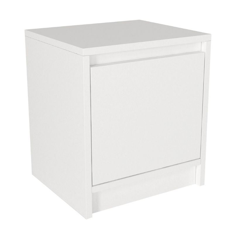 Κομοδίνο Conve Χρώμα Λευκό 40x35x45