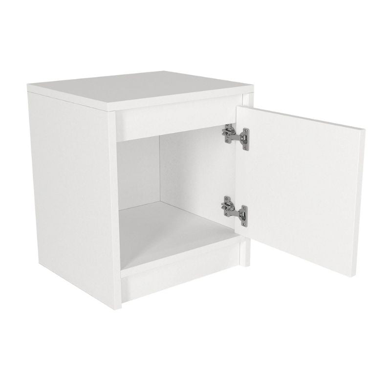 Κομοδίνο Conve Χρώμα Λευκό 40x35x45