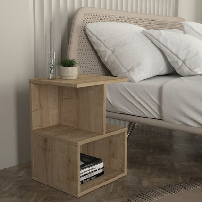 Κομοδίνο Entiero Χρώμα Sapphire Oak 39,8x35x54,6