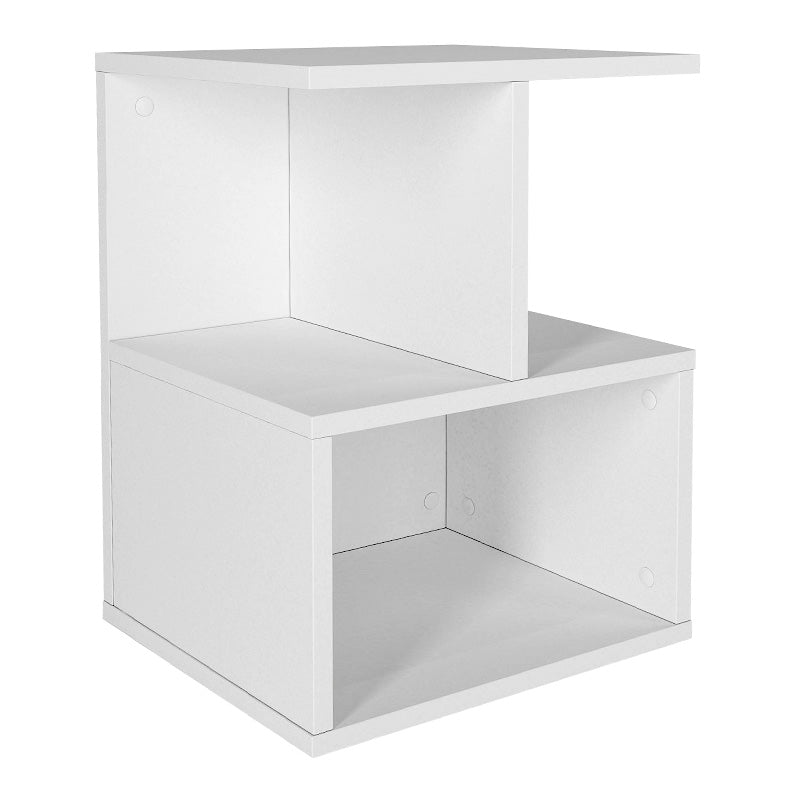 Κομοδίνο - Τραπεζάκι Βοηθητικό Entiero Χρώμα Λευκό 39,8x35x54,6