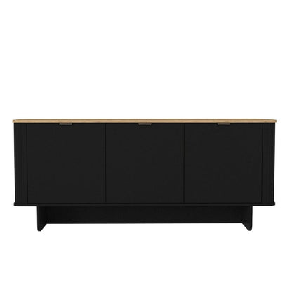 Μπουφές Bohema Χρώμα Μαύρο - Sepet Oak 180x47x76,6
