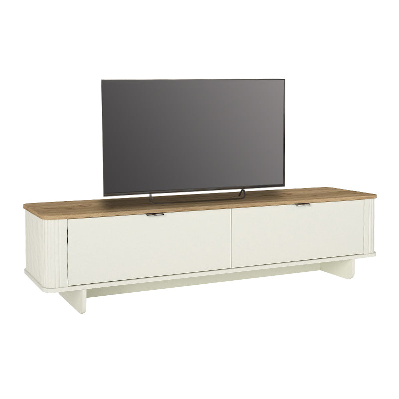 Έπιπλο Τηλεόρασης Bohema Χρώμα Ivory - Sepet Oak 180x47x45,6