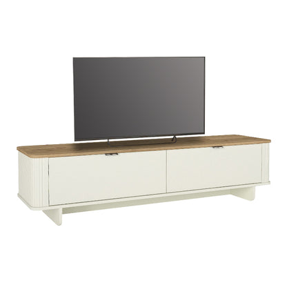Έπιπλο Τηλεόρασης Bohema Χρώμα Ivory - Sepet Oak 180x47x45,6