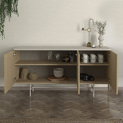 Μπουφές Rebel Χρώμα Rota Oak - Sandstone 150x45x76,5