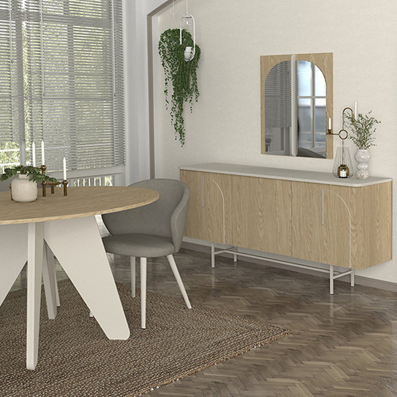 Μπουφές Rebel Χρώμα Rota Oak - Sandstone 150x45x76,5