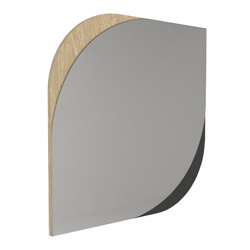 Καθρέπτης Τοίχου Lava Χρώμα Rota Oak - Ανθρακί 70x2,2x70