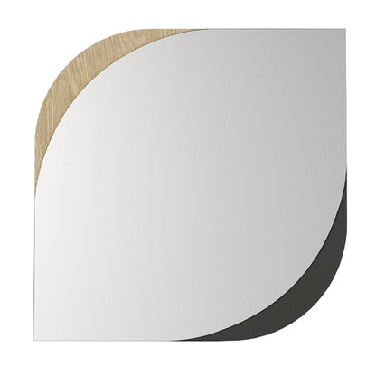 Καθρέπτης Τοίχου Lava Χρώμα Rota Oak - Ανθρακί 70x2,2x70