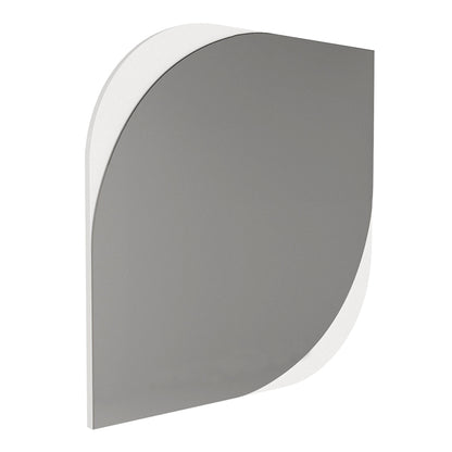 Καθρέπτης Τοίχου Lava Χρώμα Λευκό 70x2,2x70