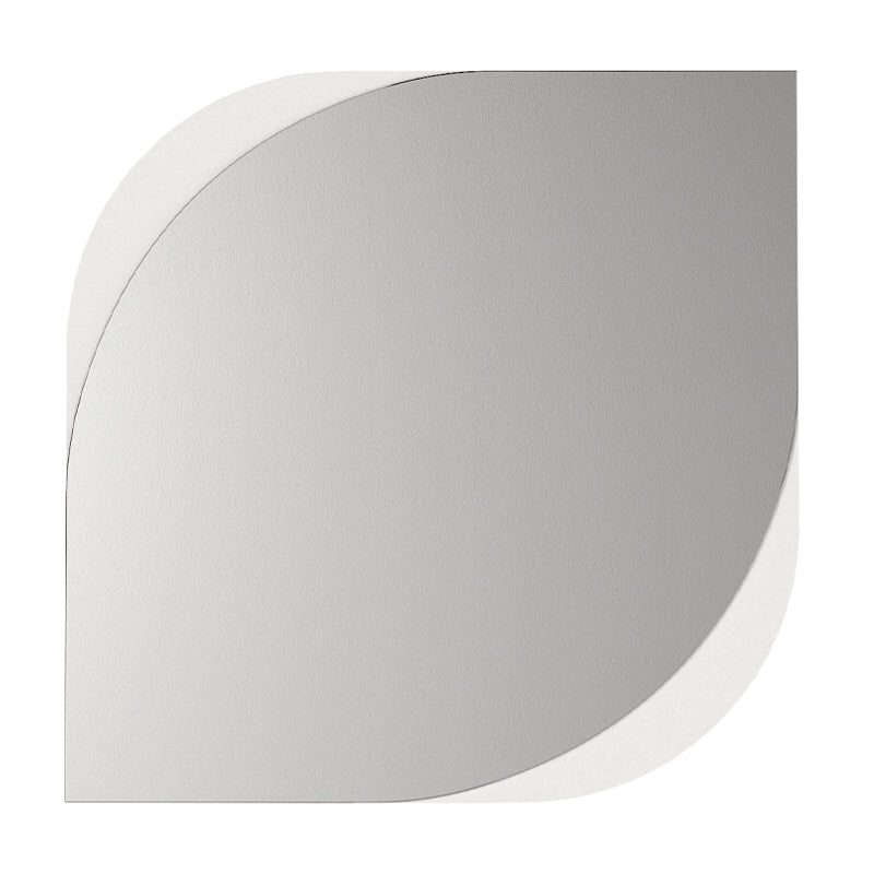 Καθρέπτης Τοίχου Lava Χρώμα Λευκό 70x2,2x70