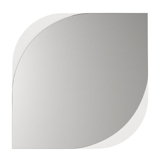 Καθρέπτης Τοίχου Lava Χρώμα Λευκό 70x2,2x70