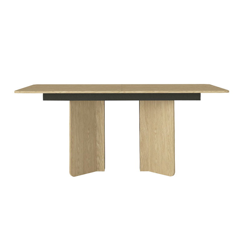 Τραπέζι Lava Χρώμα Rota Oak - Ανθρακί 180x90x76,8