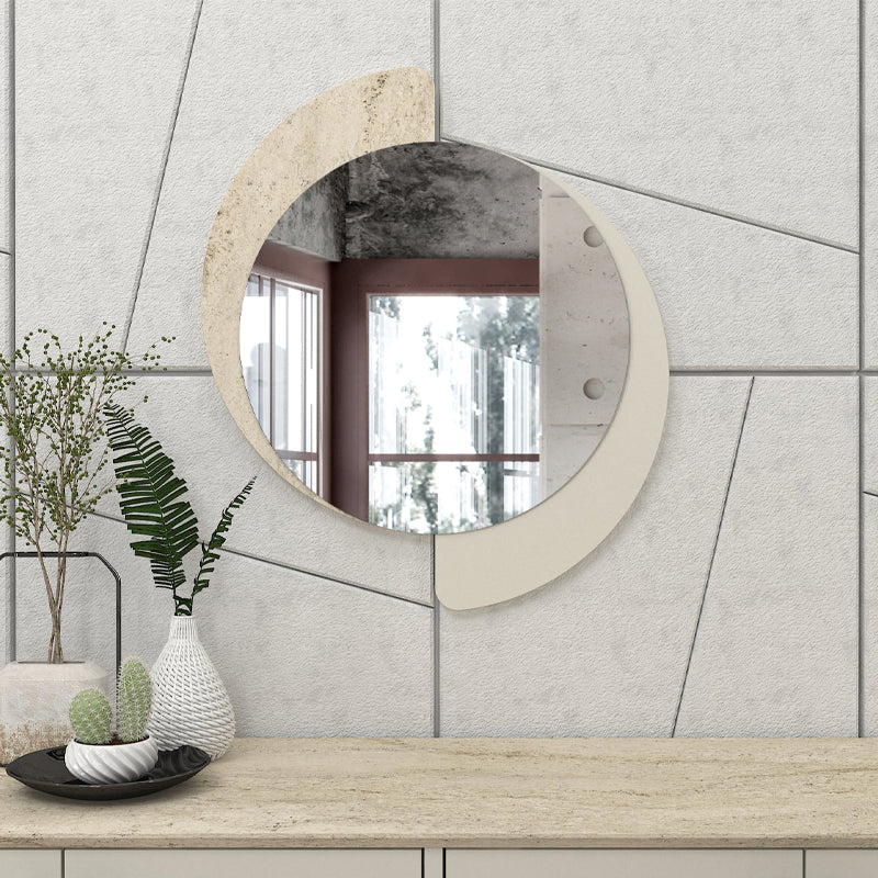 Καθρέπτης Τοίχου Sevilla Χρώμα Sandstone - Travertine 59,2x2,2x69