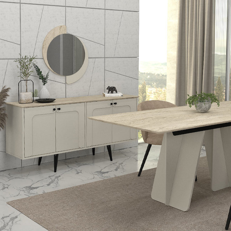 Μπουφές Sevilla Χρώμα Sandstone - Travertine 150x44,6x72,2