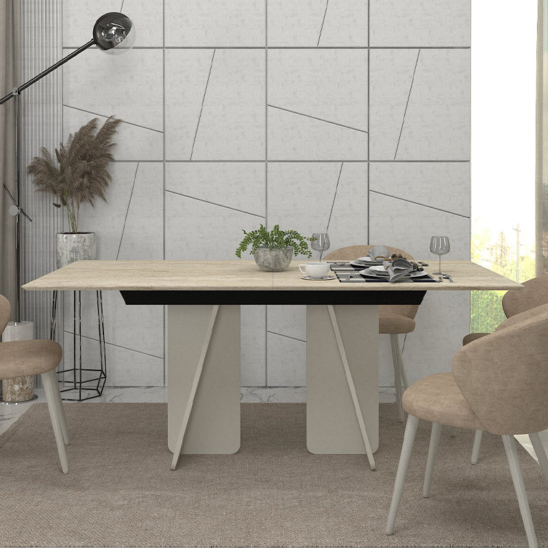 Τραπέζι Sevilla Χρώμα Sandstone - Travertine 180x90x75