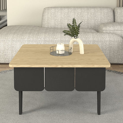 Τραπεζάκι Σαλονιού Pedro Χρώμα Ανθρακί - Rota Oak 73,2x73,2x38,6