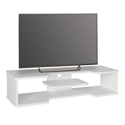 Έπιπλο Τηλεόρασης Επιτοίχιο Perry Χρώμα Λευκό 120x29,6x25,6