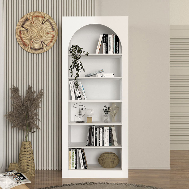Βιβλιοθήκη Voila Χρώμα Λευκό 74x35x180