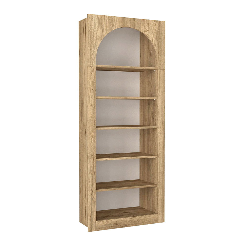 Βιβλιοθήκη Voila Χρώμα Sepet Oak 74x35x180