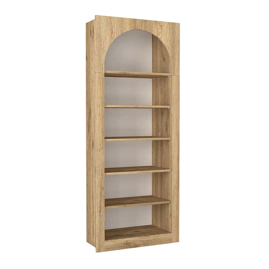 Βιβλιοθήκη Voila Χρώμα Sepet Oak 74x35x180