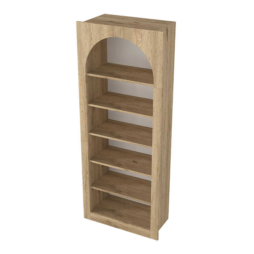 Βιβλιοθήκη Voila Χρώμα Sepet Oak 74x35x180