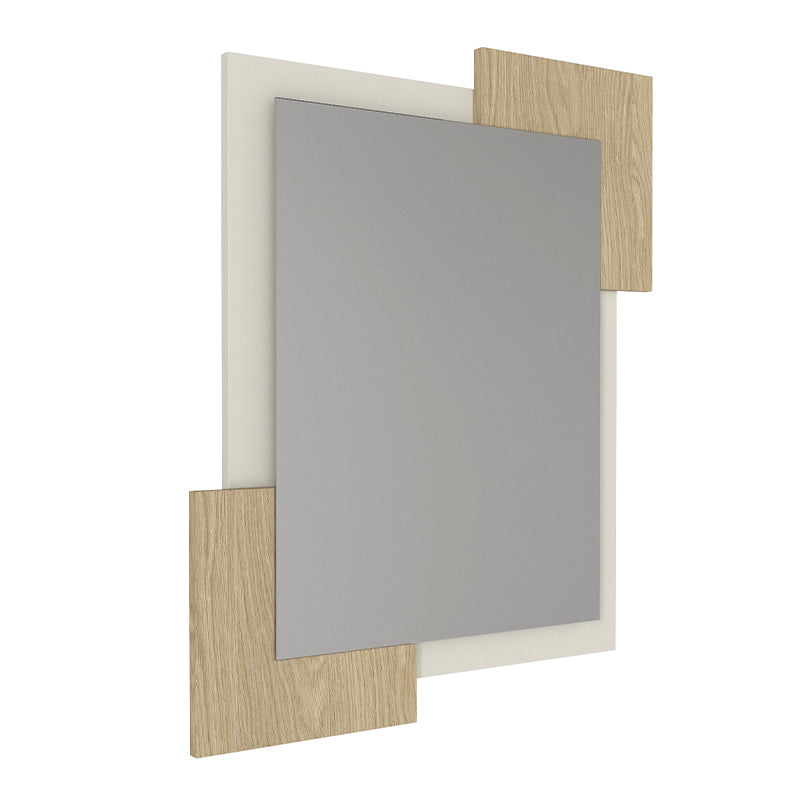 Καθρέπτης Τοίχου Selinos Χρώμα Sandstone - Rota Oak 65x2,2x85