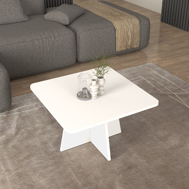 Τραπεζάκι Σαλονιού Sugar Χρώμα Λευκό 60x60x36,8