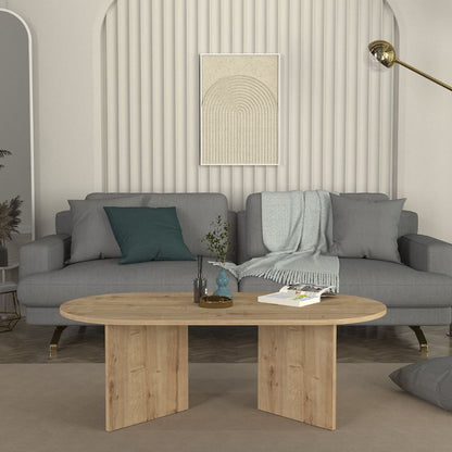 Τραπεζάκι Σαλονιού Cortado Χρώμα Sapphire Oak 120x60x39,6