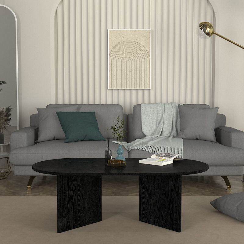 Τραπεζάκι Σαλονιού Cortado Χρώμα Sencron Black 120x60x39,6