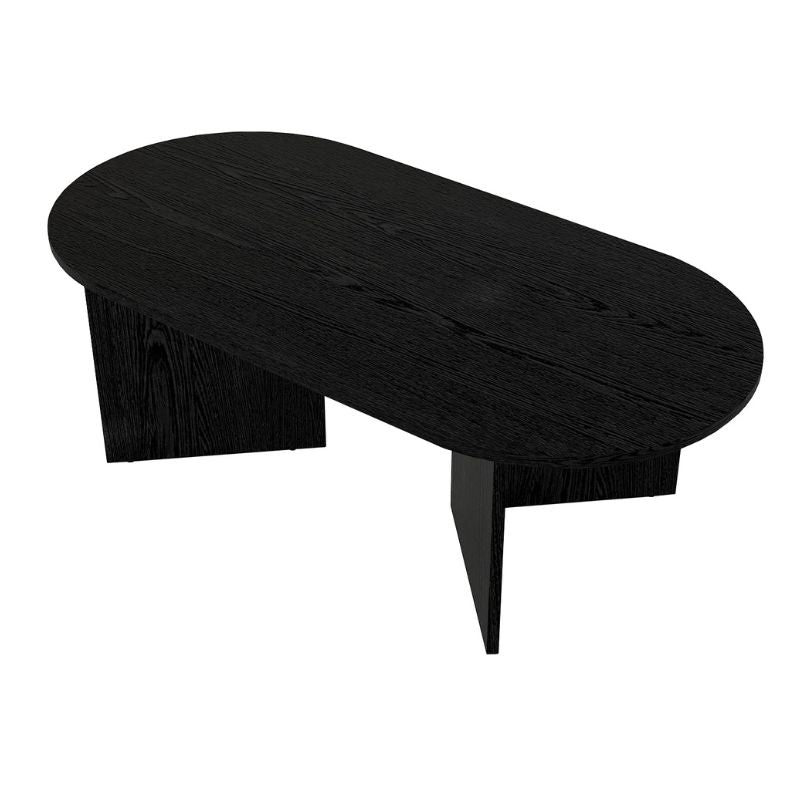 Τραπεζάκι Σαλονιού Cortado Χρώμα Sencron Black 120x60x39,6