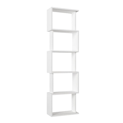 Βιβλιοθήκη Alvina Χρώμα Λευκό 45x19,6x158,8