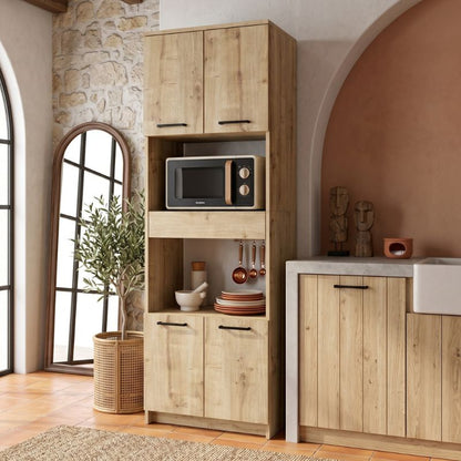 Kitchen - Bathroom Cabinet Alvento Color Sapphire Oak 60x42x180