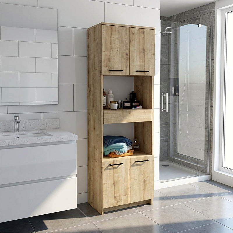 Kitchen - Bathroom Cabinet Alvento Color Sapphire Oak 60x42x180