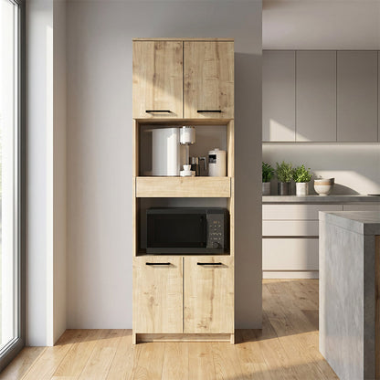 Kitchen - Bathroom Cabinet Alvento Color Sapphire Oak 60x42x180