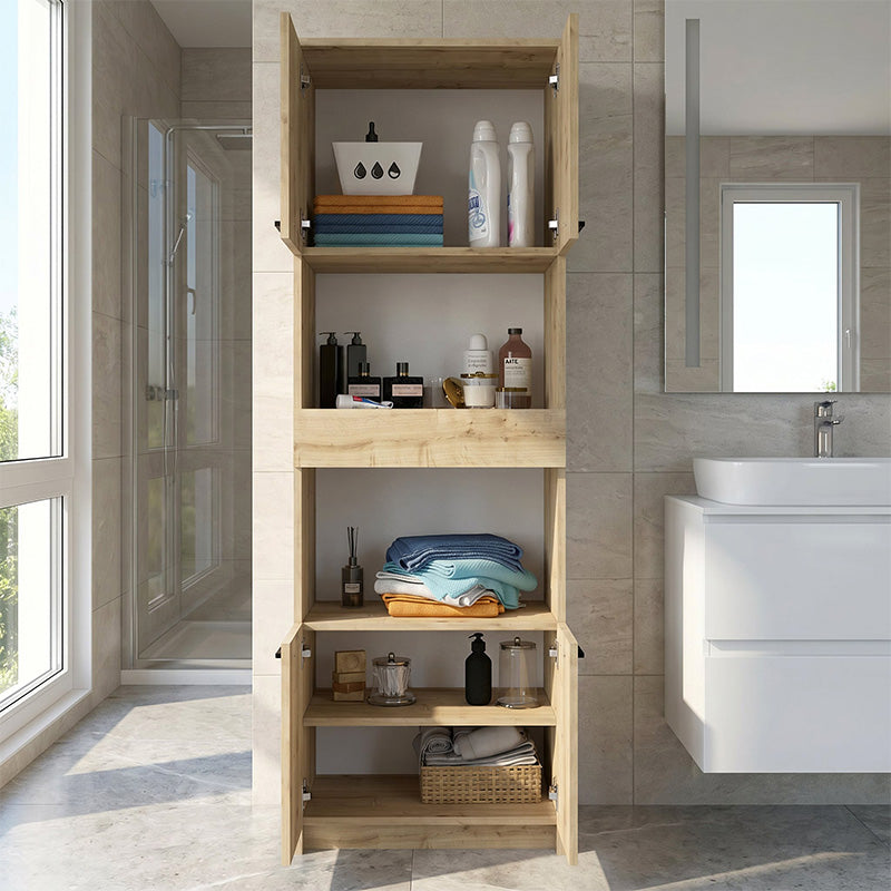 Kitchen - Bathroom Cabinet Alvento Color Sapphire Oak 60x42x180