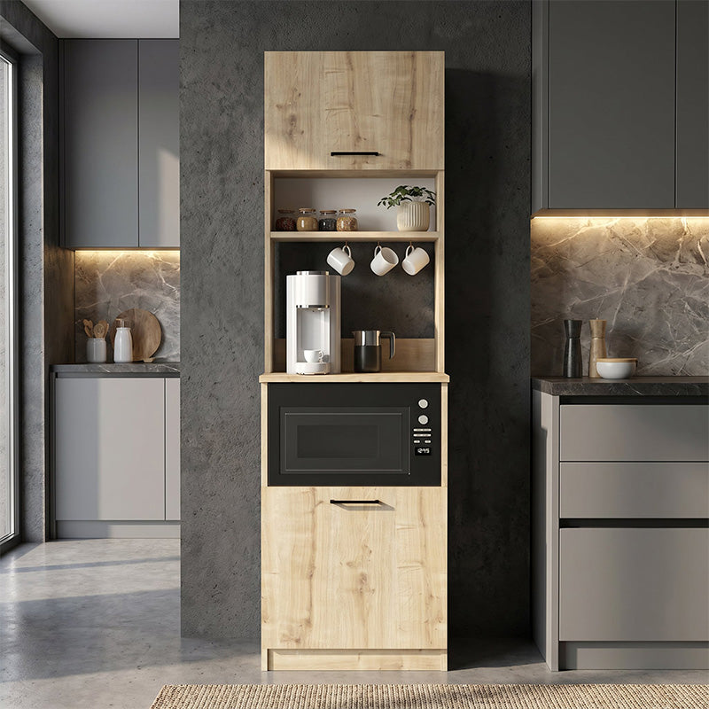 Kitchen Furniture Tuco 1 Colour Sapphire Oak 53.8x40x180