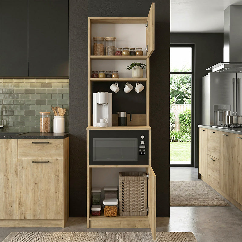 Kitchen Furniture Tuco 1 Colour Sapphire Oak 53.8x40x180