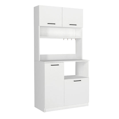 Έπιπλο Κουζίνας Tuco 2 Χρώμα Λευκό 90x40x180