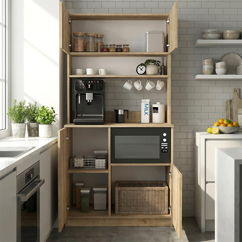 Tuco Kitchen Furniture 2 Sapphire Oak 90x40x180