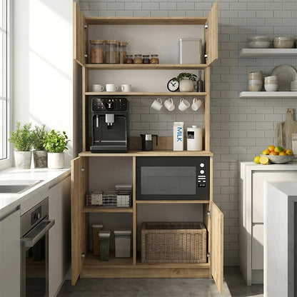 Tuco Kitchen Furniture 2 Sapphire Oak 90x40x180