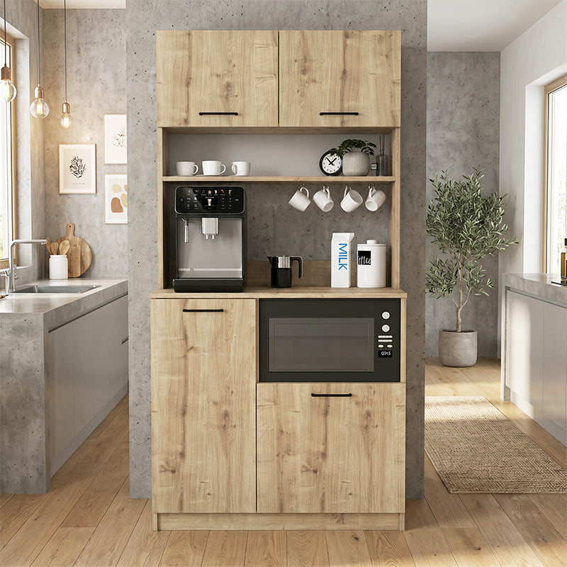 Tuco Kitchen Furniture 2 Sapphire Oak 90x40x180