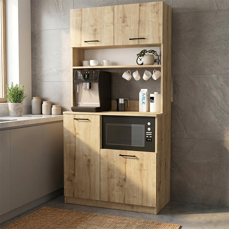 Tuco Kitchen Furniture 2 Sapphire Oak 90x40x180